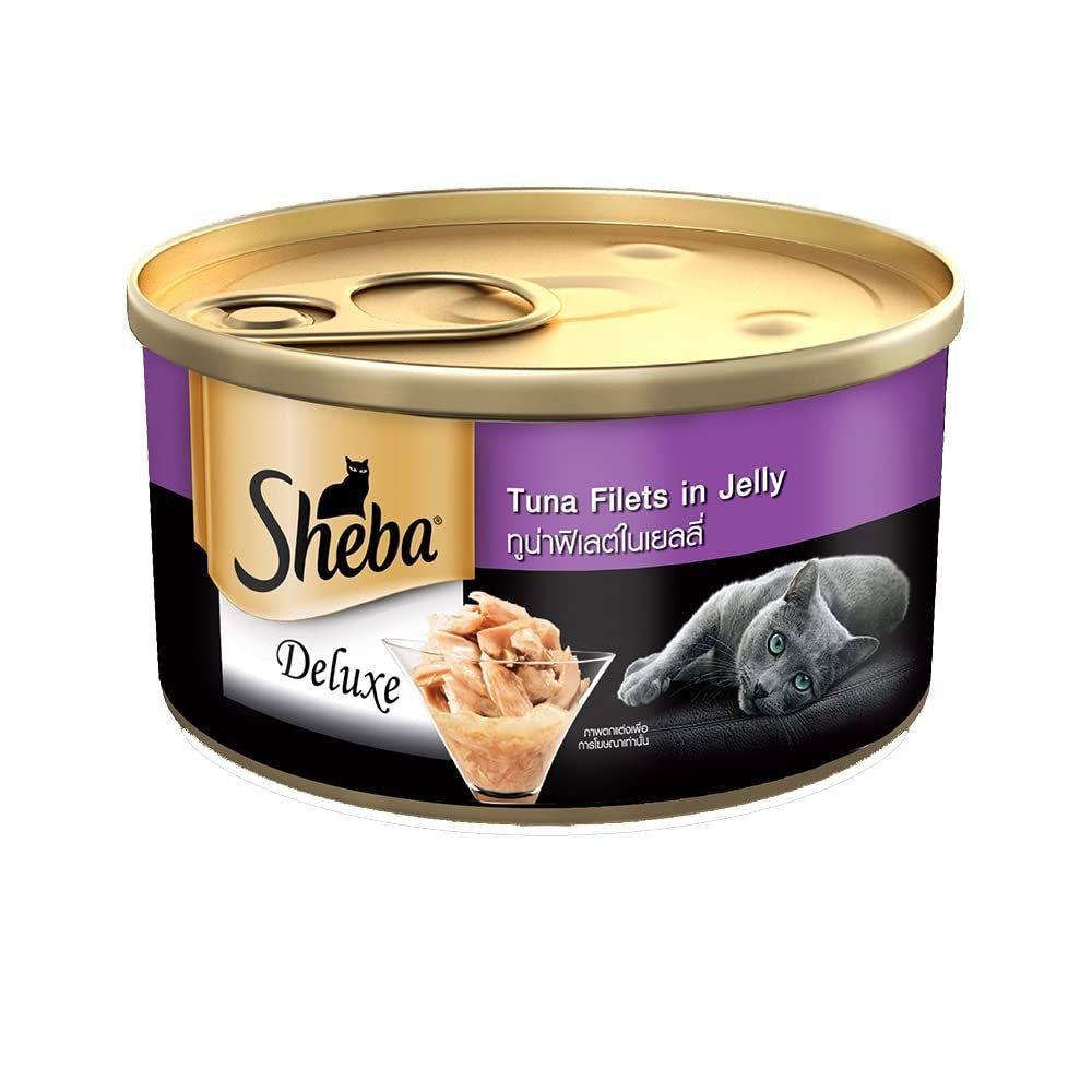 [Bundle of 24] Sheba Deluxe Premium Canned Wet Cat Food 85g
