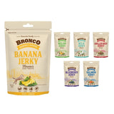 Bronco Jerky Dog Treat Snack 70g Available in 6 Flavors Banana Blueberry Grilled Beef Melon Milk Delicious Flavor