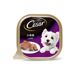 [Bundle of 24 ]Cesar Dog Tray Wet Food 100g - Beef Lamb Chicken Roast Turkey & Vege Chicken & Vege Chicken & Cheese Beef