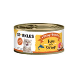 Sparkles Gravylicious Jellylicious Cat Caned Wet Food 80g Chicken Tuna with Salmon Healthy Nourishing Formula