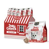 [Bundle of 6] Kit Cat 2nd Chance Plant-Based Cat Litter 2.5kg - Pea Fiber/Coffee Beans/Black Tea Leaves/Green Tea Leaves