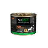 Nutripe Pure Dog Wet Food Gum-Free Grain Free 185g Unagi & Green Tripe Salmon Chicken Lamb Beef Nutritious Meal for Dogs