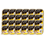 [Bundle of 24 ]Cesar Dog Tray Wet Food 100g - Beef Lamb Chicken Roast Turkey & Vege Chicken & Vege Chicken & Cheese Beef