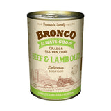 Bronco No Artificial Preservatives Canned Wet Dog Food Grain Gluten Free 390g