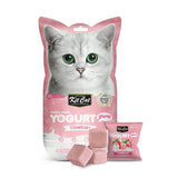 Kit Cat Freeze Dried Cat Treats Yogurt Yums Cat Treats 10 Cubes/Pack Rich In Probiotic Improve Gut Health Nutritious
