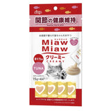 Aixia Miaw Miaw Creamy Purée Cat Treats 15g x4 Healthy Creamy Cat Snacks Enjoy Eating Directly From Sachet