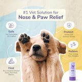Kin+Kind Organic Nose & Paws Natural Moisturizer For Dog & Cat 1.76oz New Look Super Soft Easy To Apply Soothe Instantly