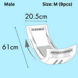 Altimate Pet Antibacterial Disposable Male Wraps 5 Sizes Toy Small Medium Large Giant Highly Absorbent Adjustable Strap