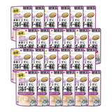 [Bundle of 24] Aixia Kenko Pouch 40g For Cat Of All Ages Kitten Senior Cat Water & Energy Supplement Oral Care 3 Texture