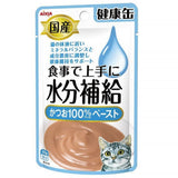 Aixia Kenko Pouch 40g For Cat Of All Ages Kitten Senior Cat Water & Energy Supplement Oral Care 3 Types Of  Textures