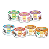 Aixia Miaw Miaw Tobikiri Wet Cat Canned Food 60g Tuna And Chicken Fillet Based With Jelly 15 Years Cat Good Quality