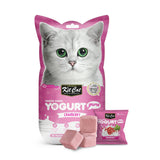 Kit Cat Freeze Dried Cat Treats Yogurt Yums Cat Treats 10 Cubes/Pack Rich In Probiotic Improve Gut Health Nutritious