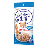 Aixia Fish & Meat Life Wet Cat Foods 60g x 3 Skipjack Tuna White Meat With Jelly Chicken And Beef Based Food With Jelly