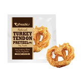 Afreschi Turkey Tendon Dog Chews Treats Bone Pretzel Lollipop Strip Coil Stick Thin Knotted Braided