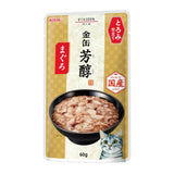 [Bundle of 12] Aixia Kin Can Rich Pouch Cat food 60g Tuna Dried Skipjack Chicken Tuna Rich Sauce Skipjack Tuna 15 Year