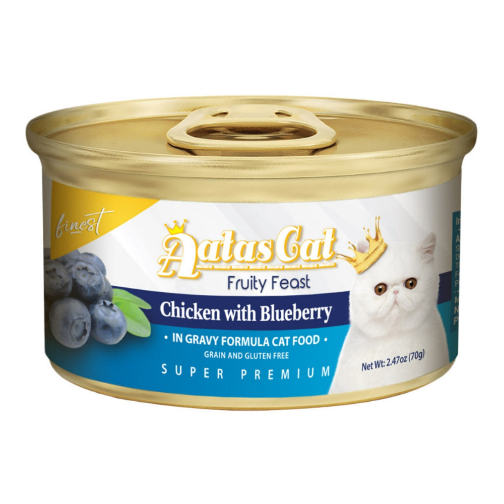 Aatas Cat Finest Wet Cat Food - Finest Fruity Feast In Gravy 70g Diamond Dinner In Jelly 80g Daily Defence Digestive 80g