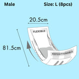 Altimate Pet Antibacterial Disposable Male Wraps 5 Sizes Toy Small Medium Large Giant Highly Absorbent Adjustable Strap