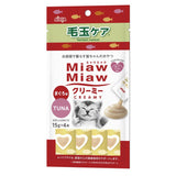 Aixia Miaw Miaw Creamy Purée Cat Treats 15g x4 Healthy Creamy Cat Snacks Enjoy Eating Directly From Sachet