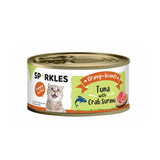 [Bundle of 24] Sparkles Gravylicious Jellylicious Cat Caned Wet Food 80g Can Chicken Tuna with Salmon Healthy Nutritious