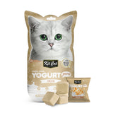 Kit Cat Freeze Dried Cat Treats Yogurt Yums Cat Treats 10 Cubes/Pack Rich In Probiotic Improve Gut Health Nutritious