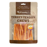 Afreschi Turkey Tendon Dog Chews Treats Bone Pretzel Lollipop Strip Coil Stick Thin Knotted Braided