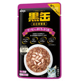 Aixia Kuro Can Pouch 70g Tuna Whitebait DriedSkipjack Sole Fish Salmon 15 Years Mature Cat Rich in Vitamins & Minerals