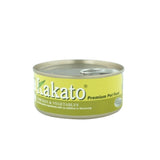 Kakato Wet Can Food 170g Chicken Beef Brown Rice Tuna Fillet Cheese Variety of Healthy Flavors for Cats and Dogs