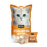 Kit Cat Freeze Dried Cat Treats Yogurt Yums Cat Treats 10 Cubes/Pack Rich In Probiotic Improve Gut Health Nutritious