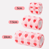 Pet Self Adhesive Bandage 5cm 7.5cm 10cm Foot Protective Bandage Cloth Tape Elastic Medical Wrap Recovery Bandage