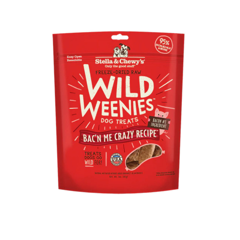 Stella and Chewy's Wild Weenies Dog Treats 3.0-3.25oz Beef Chicken Duck Lamb Delicious Tasty Nutritious Treats for Dogs