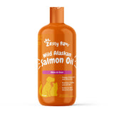 Zesty Paws Pure Wild Alaskan Salmon Oil for Cats and Dogs 8oz 16oz 32oz Perfect For Both Wet & Dry Foods With Omega-3
