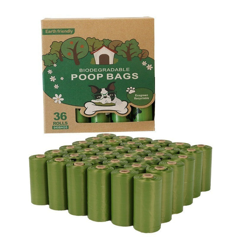 Biodegradable Pet Poop Bags 8-36 rolls per Box Sustainable Eco-Friendly Pet Garbage Poop Bag Biodegradable & Compostable