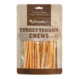 Afreschi Turkey Tendon Dog Chews Treats Bone Pretzel Lollipop Strip Coil Stick Thin Knotted Braided