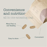 Boneve Freeze-Dried Dog Food 5g Trial Pack Raw Beef and Hoki Grain Free Vitamin C Boosts Immunity Skin & Coat Nutrients