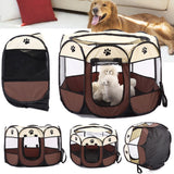 Portable Pop Up Tent Pet Playpen for Dogs and Cats Indoor/Outdoor Design