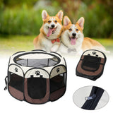 Portable Pop Up Tent Pet Playpen for Dogs and Cats Indoor/Outdoor Design