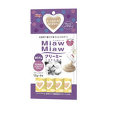 Aixia Miaw Miaw Creamy Purée Cat Treats 15g x4 Healthy Creamy Cat Snacks Enjoy Eating Directly From Sachet
