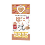Aixia Miaw Miaw Creamy Purée Cat Treats 15g x4 Healthy Creamy Cat Snacks Enjoy Eating Directly From Sachet