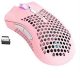 Professional Wireless Silent Mouse 7 Buttons Backlit Computer Mouse Wireless Honey Comb Mechanical Gaming Mouse BM600