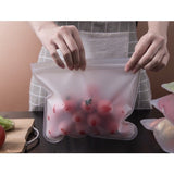 Ziplock Food Bag Vegetable Fruit Preservation Bag Refrigerator Reusable Plastic Zip Sealed Bag Food Storage