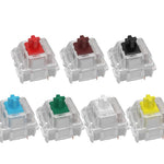 Gateron KS-9 RGB Mechanical MX Type Key Switch Red Blue Brown Yellow Green Black White Keyboard Switch Set
