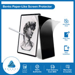 Benks Paper-Like Screen Protector For iPad Air 5/4/10.2/Pro 11/12.9/Mini 6/5/4/9.7 Screen Protector Anti Finger Print
