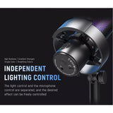 FIFINE A9 RGB Microphone 4 Types Of Directional With Quick Mute Button For Gaming Podcasting Recording