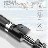 L02 3 in1 Multifunction Mobile Phone Tripod Selfie Stick bluetooth monopod 360° rotation portable extendable