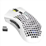 Professional Wireless Silent Mouse 7 Buttons Backlit Computer Mouse Wireless Honey Comb Mechanical Gaming Mouse BM600