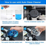 10pcs Windshield Glass Cleaner Home Floor & Window Cleaning Concentrated Wiper Essence