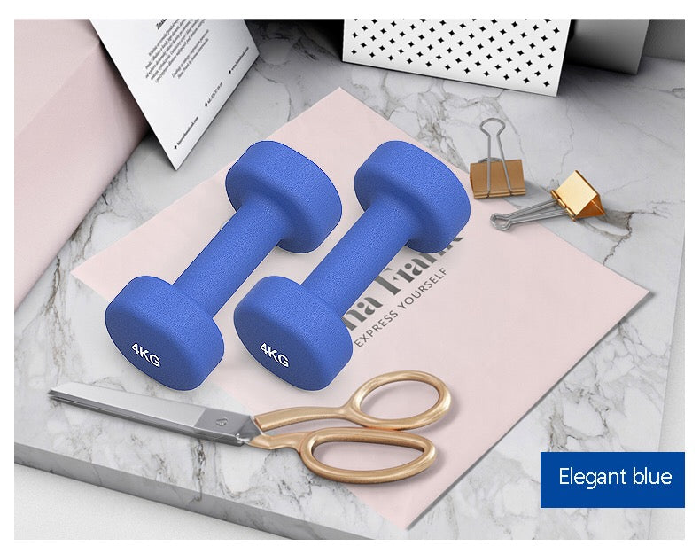 Vinyl Coated Exercise Fitness Dumbbell For Home Gym Equipment