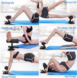 Sit Up Aid For Abs Training Exercise Bar Adjustable Height Double Bar Sit Up Foot Holder