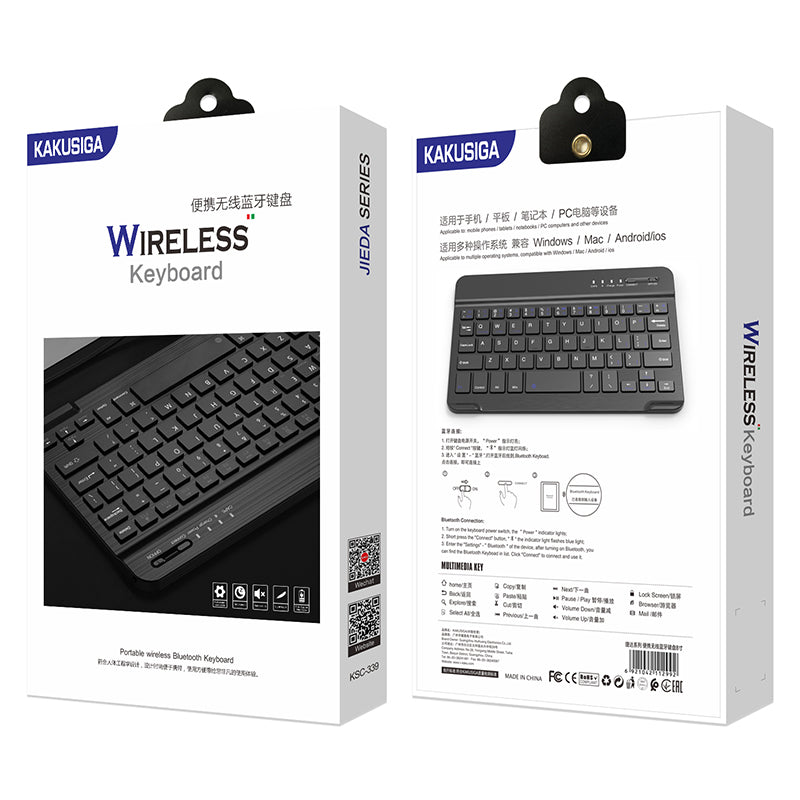 Bluetooth Keyboard Slim Design Universal Wireless For Windows MAC Android iOS Phone iPad Tablet