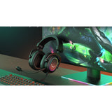 FIFINE H6 24-bit 7.1 Surround Sound USB Gaming Headset with 320g Weight, RGB, In-line Controls and Detachable Mic